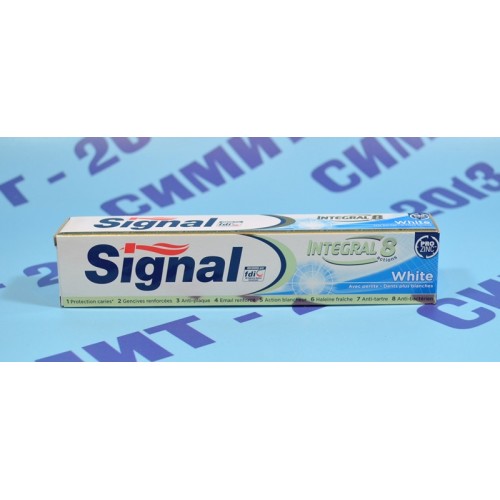 Сигнал Интеграл 8 Уайт паста за зъби 75мл