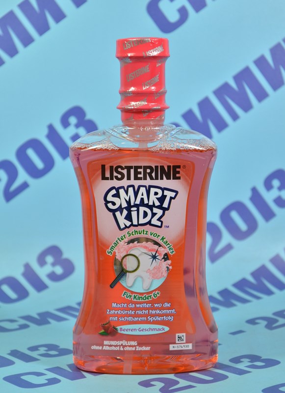 Листерин Смарт Кидс 6+ детска вода за уста 500мл