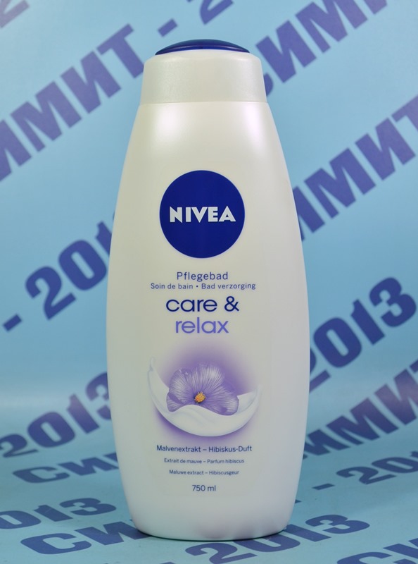 Нивеа Кеър енд Релакс душ гел 750мл