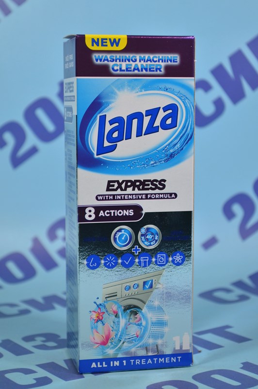 Ланза Експрес 8 препарат за почистване на пералня 250мл