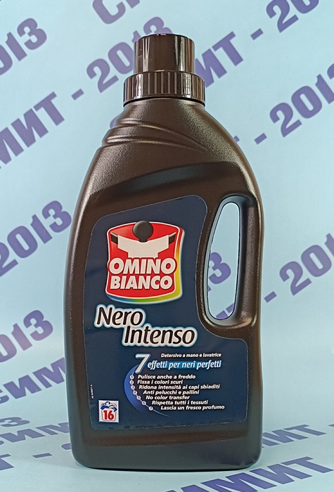 Омино Неро Интензо течен перилен препарат за черни дрехи 1л/16пр.