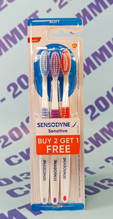 Сензодин Сензитив Софт четка за зъби 3бр