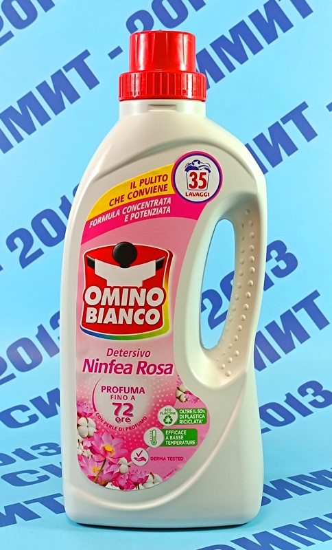 Омино Бианко Розова Водна Лилия течен перилен препарат 1,4л/35пр