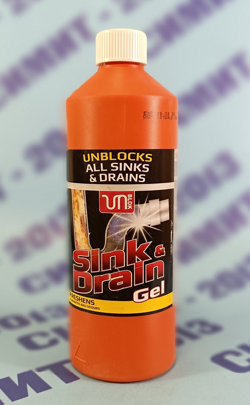 Блок гел за отпушване на канали 1л.