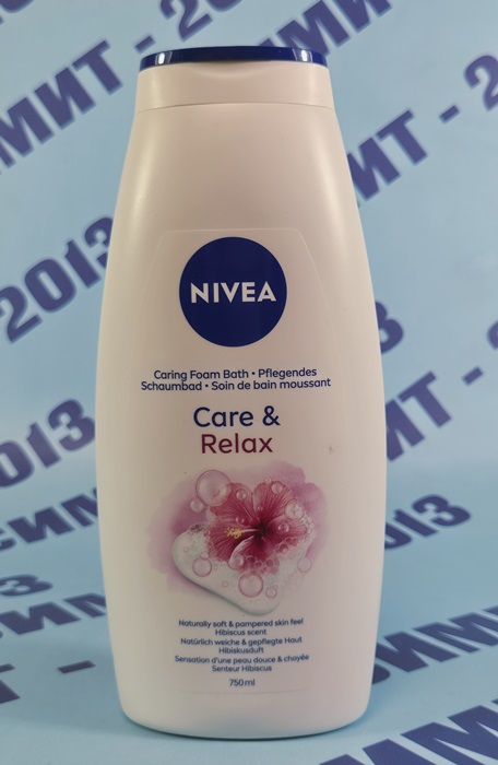 Нивеа Кеър енд Релакс душ гел 750мл